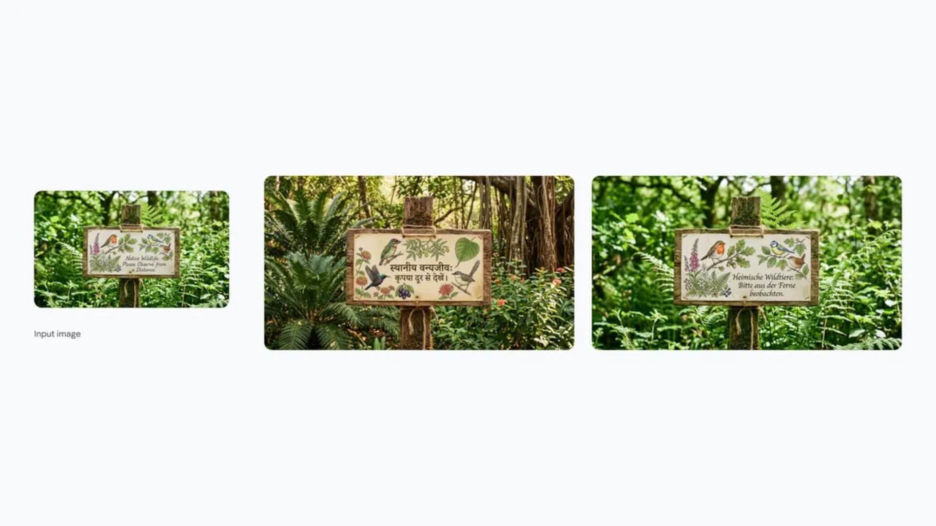 Biển báo Động vật hoang dã bản địa tại địa phương